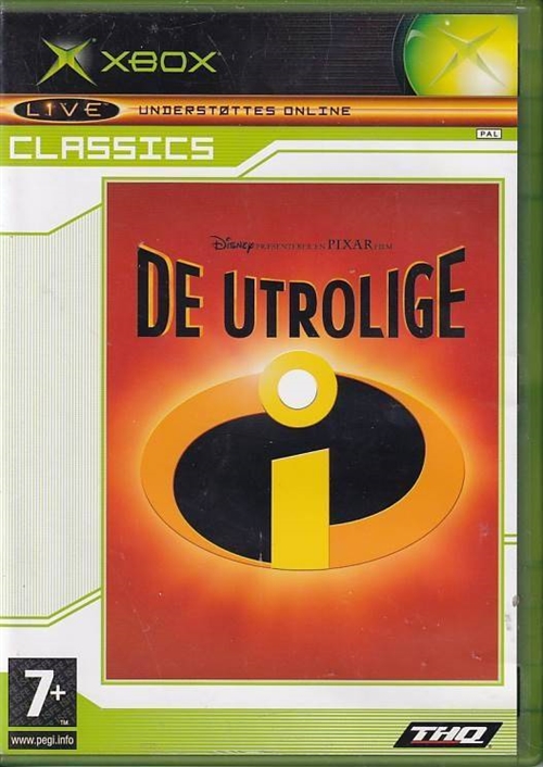 Disney Præsenterer en Pixar Film De Utrolige - Classics - XBOX - (B Grade) (Used) (Eng)